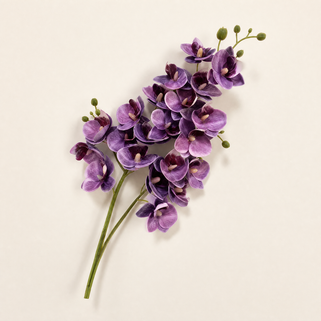 Phalaenopsis Orchid Stem – 21 Heads Faux Floral Arrangement Home Decor