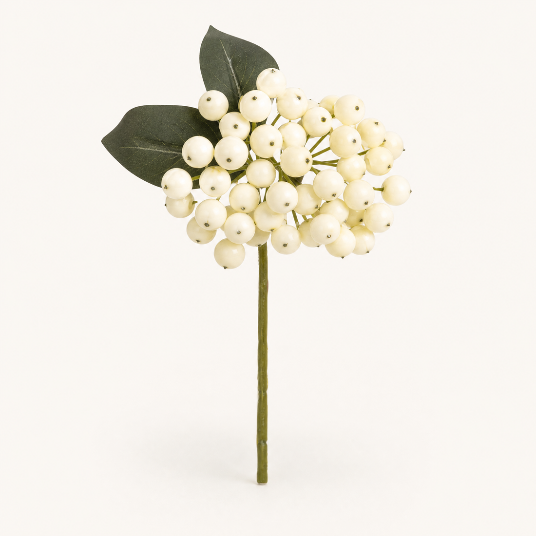 Faux Berry Stem Bunch – Artificial Fruit Pick for Wreaths and Holiday Decor