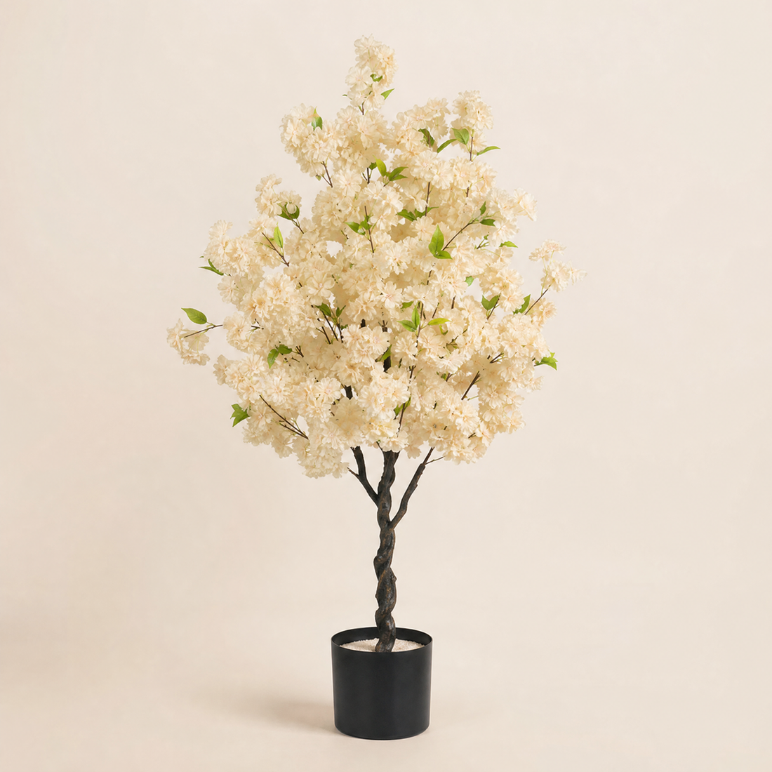Artificial Cherry Blossom Tree – Faux Floral Floor Plant for Home and Office Decor