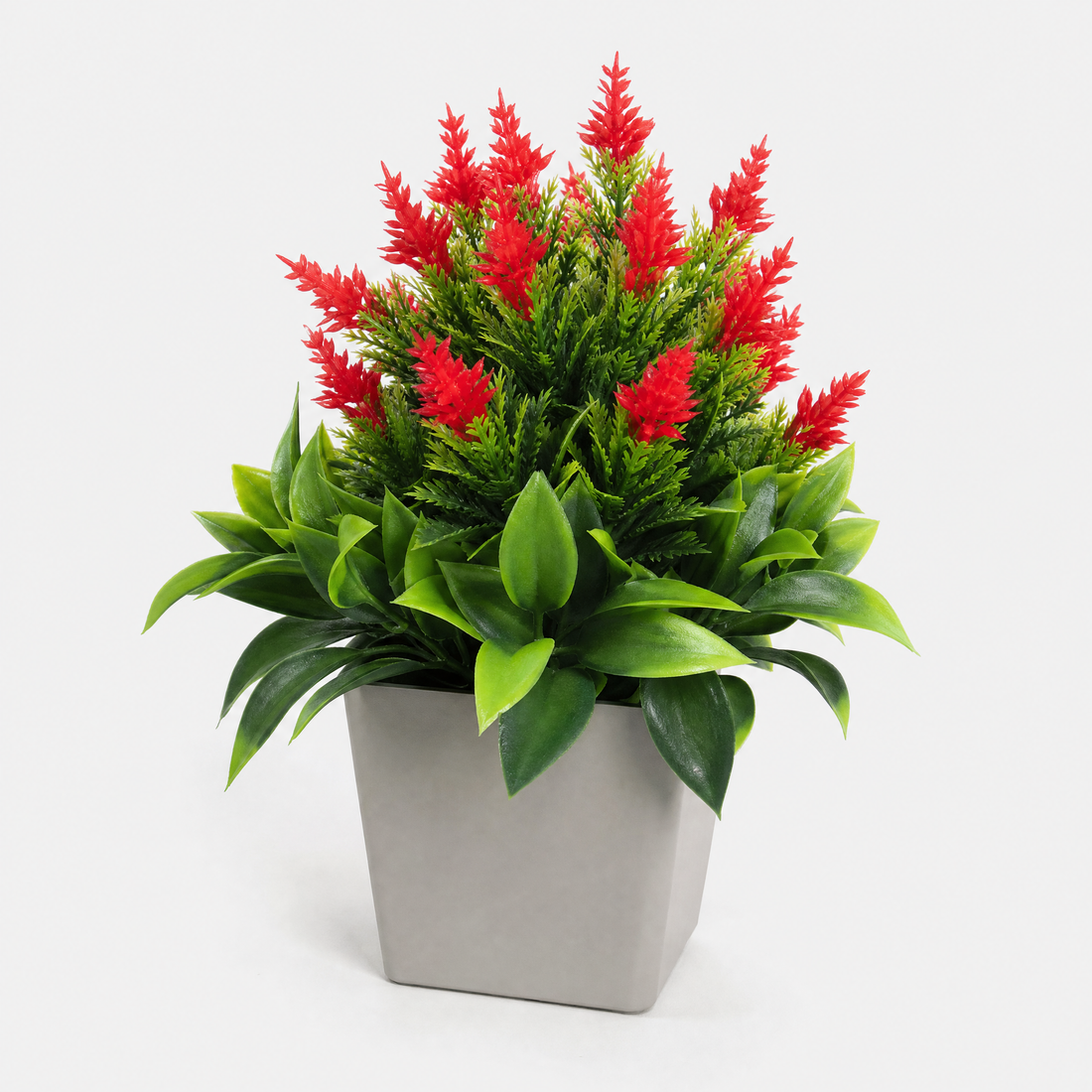 Faux Potted Bonsai Plant – Silk Flower Arrangement for Desk, Shelf, Home Decor