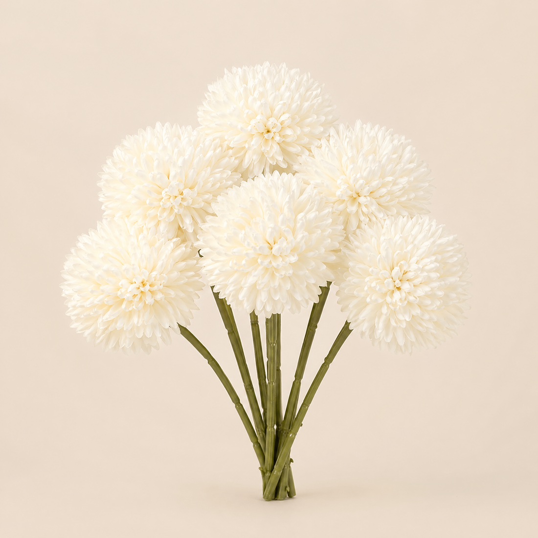 Artificial Hydrangea Stems Set of 5 – Faux Silk Flowers for Vase Wedding Home Decor