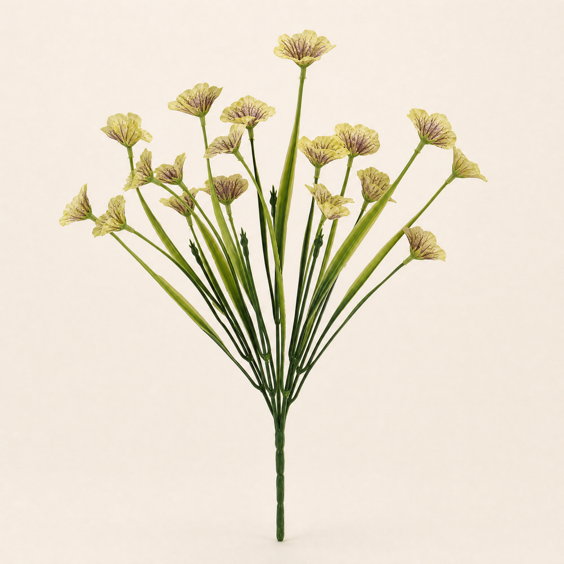 Artificial Violet Flower Bouquet – Silk Faux Blooms for Wedding and Home Decoration