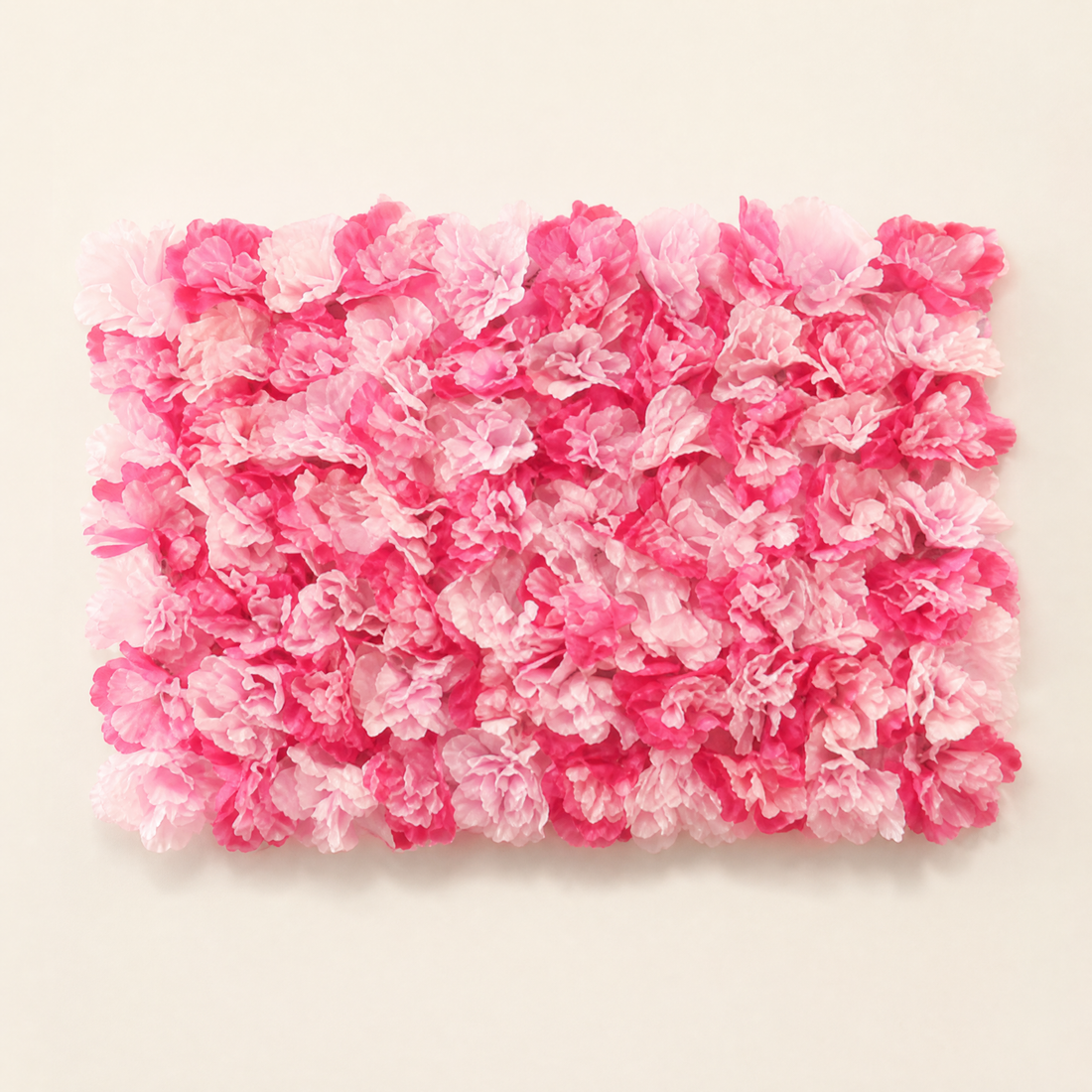 Silk Flower Wall Panel – Faux Floral Backdrop for Wedding Party Home Decor 60x40cm