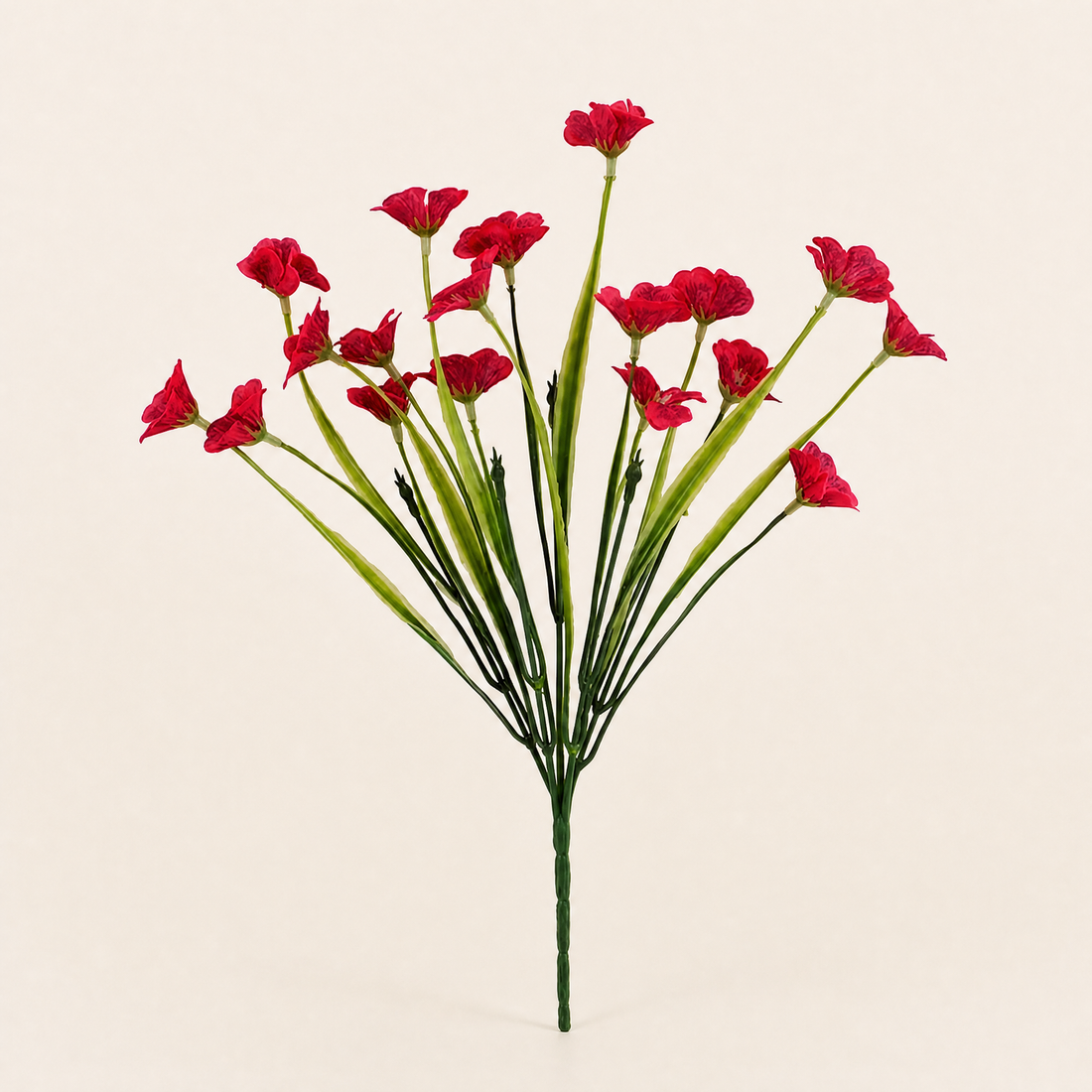 Artificial Violet Flower Bouquet – Silk Faux Blooms for Wedding and Home Decoration