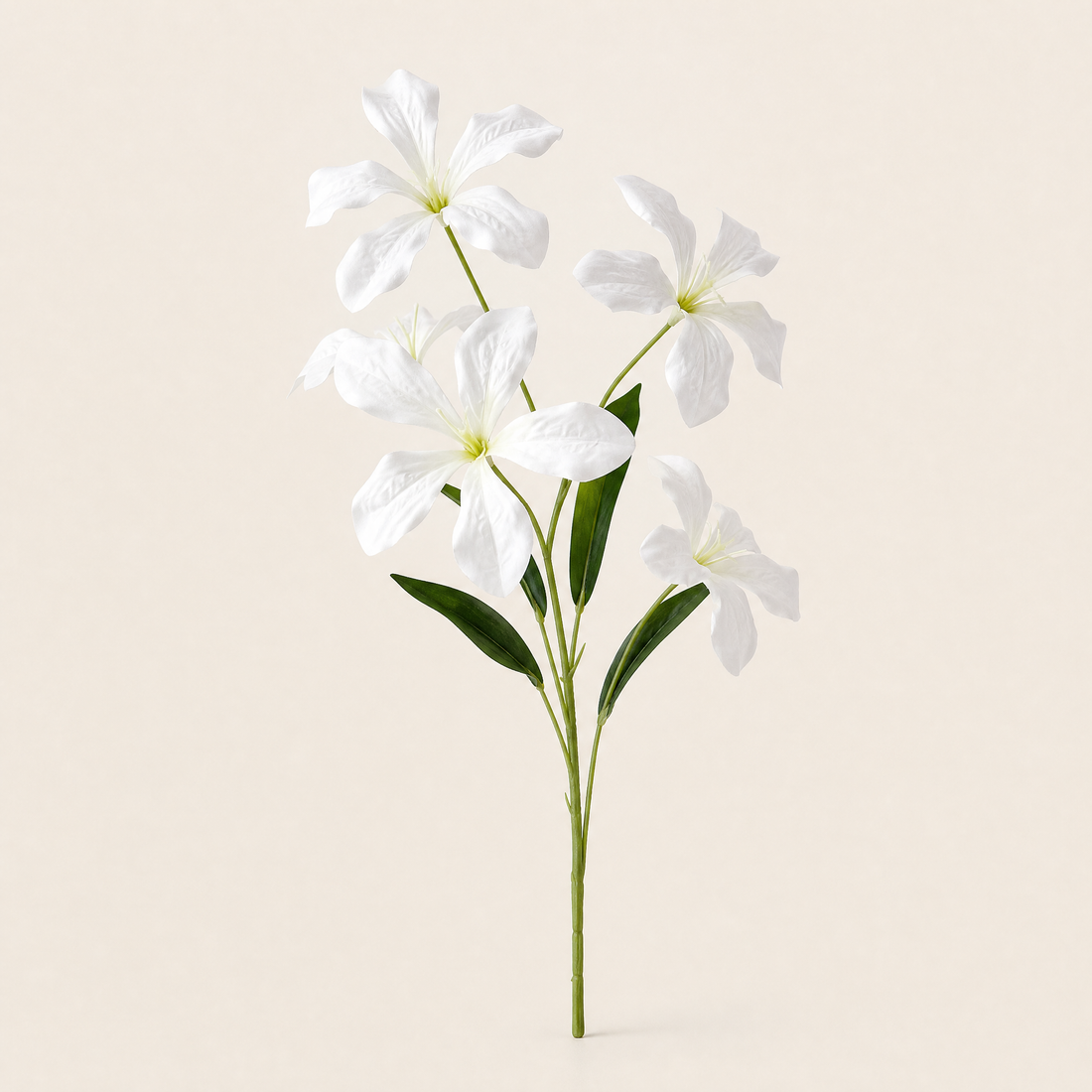 Silk Flame Orchid Stem – Faux Floral Branch for Home, Wedding and Table Decor