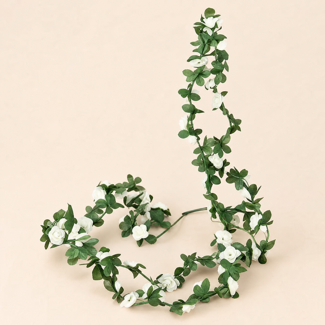 Artificial Rose Vine Garland – 250cm Faux Floral Arch Wedding Home Decor 45 Heads
