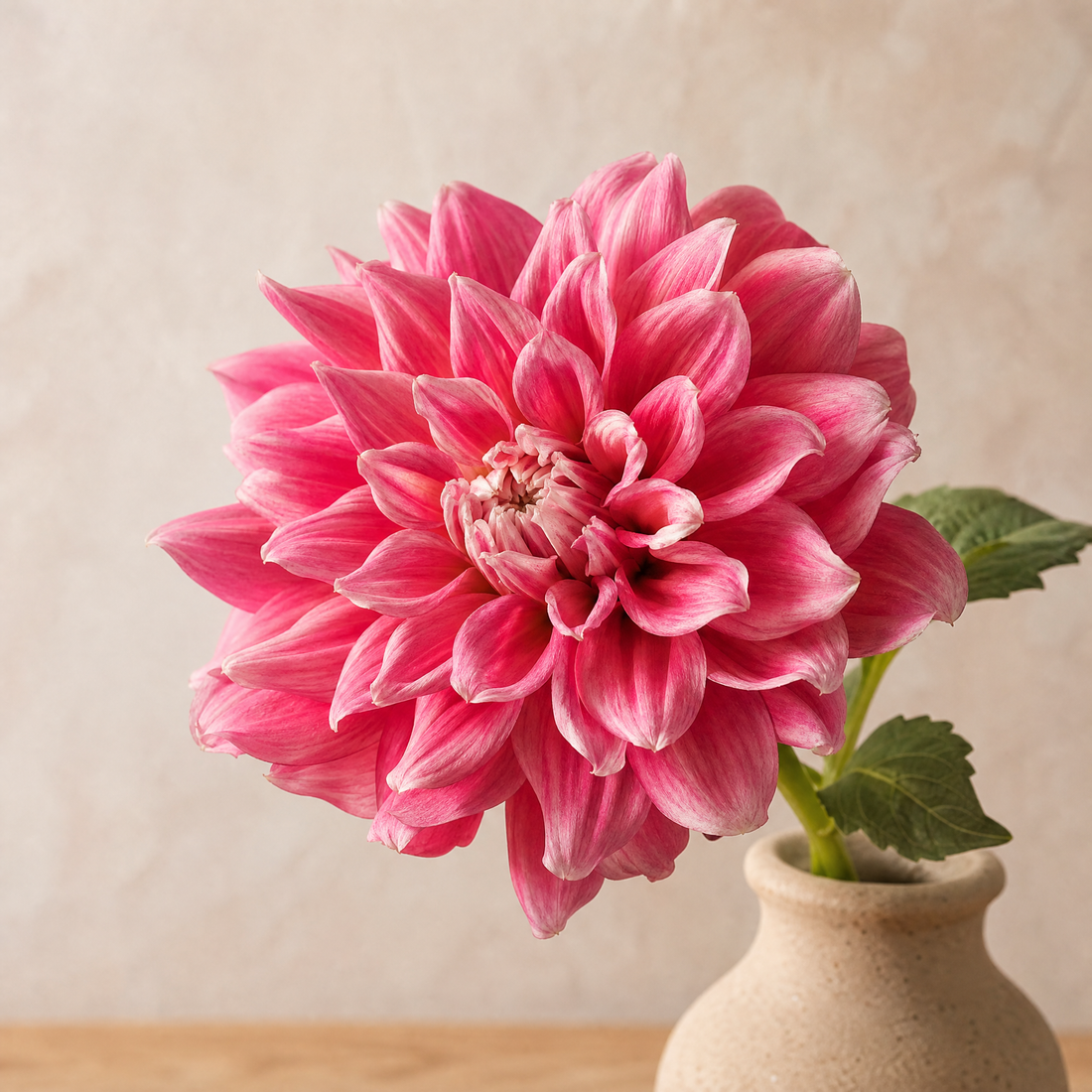 Artificial Dahlia Stem – Silk Faux Flower for Home Decor Wedding Arrangements 76cm