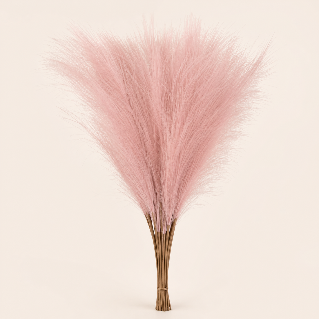 Artificial Pampas Grass Stems – Faux Bouquet for Wedding Table and Vase Decor