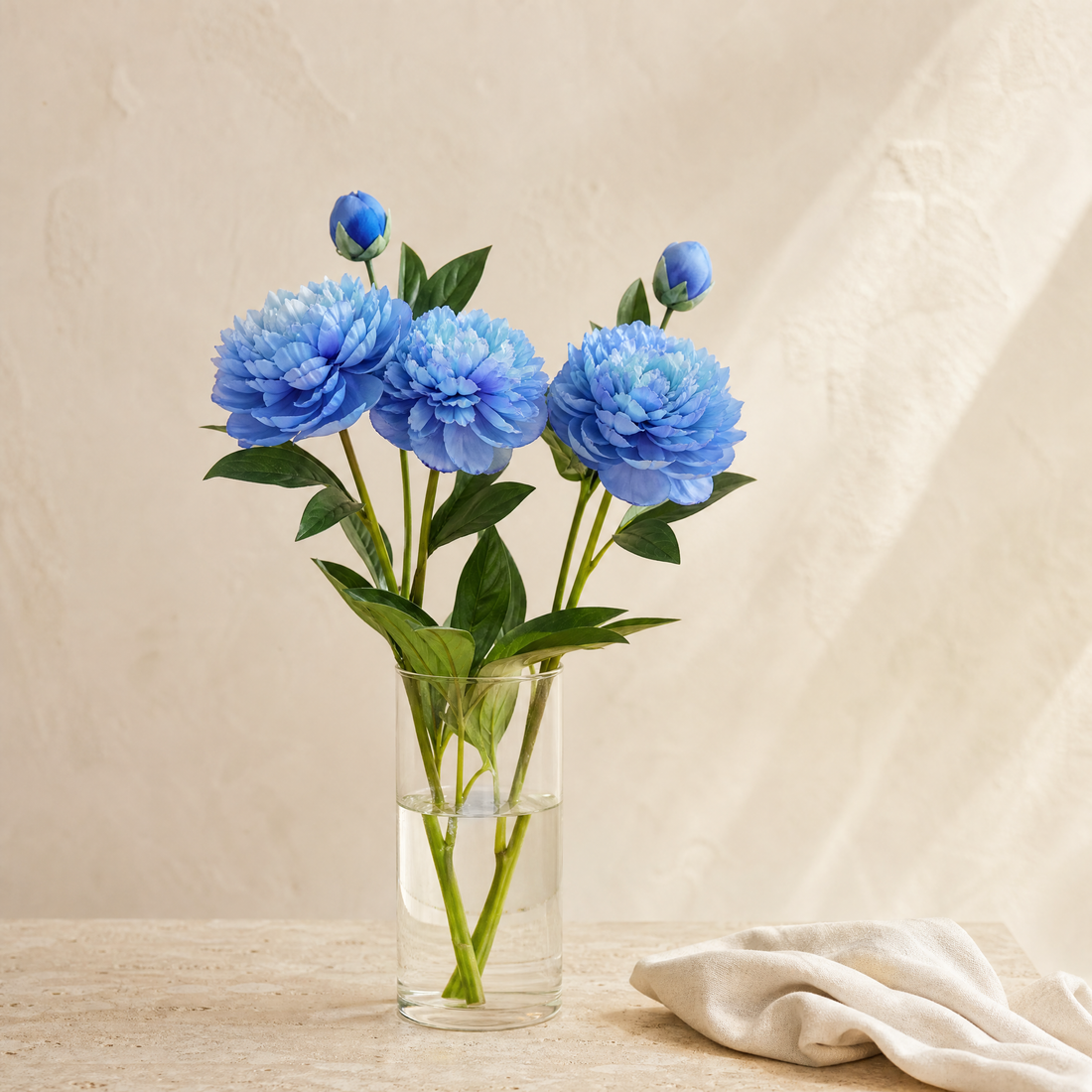 Faux Silk Peony Stem – 30 Inch Artificial Flower for Wedding Table Centerpiece