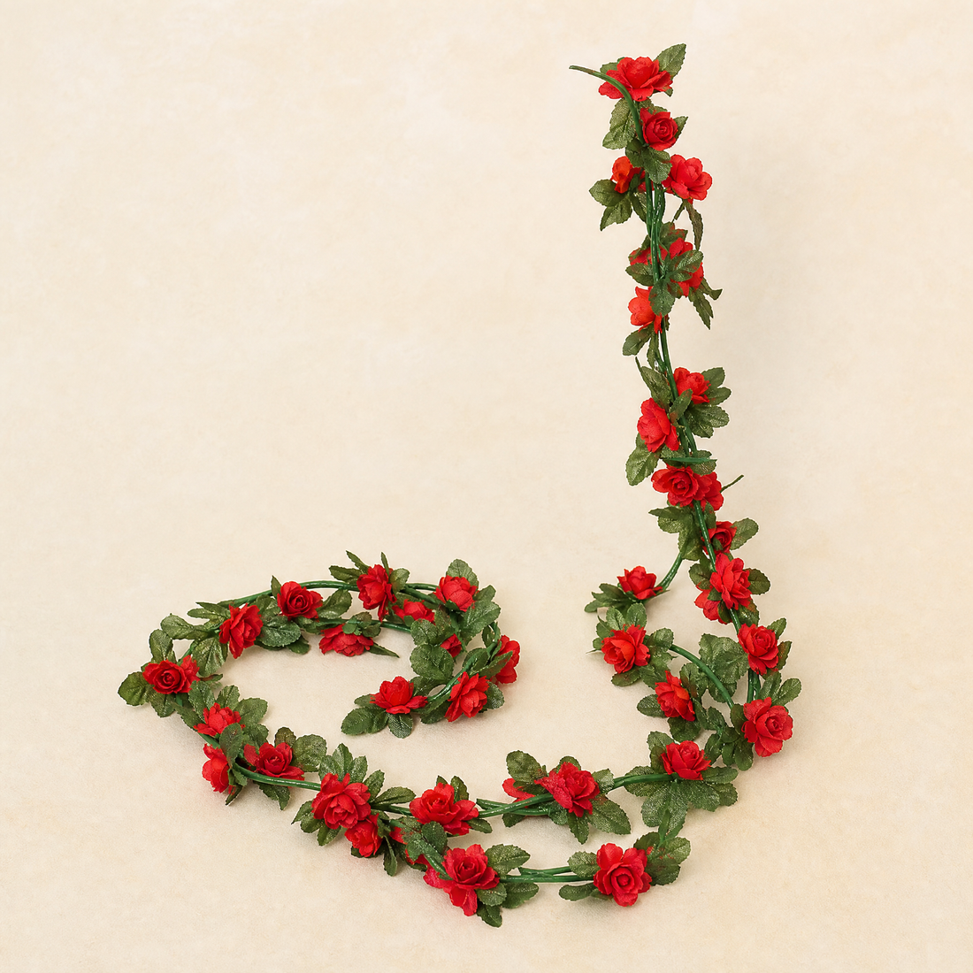 Artificial Rose Vine Garland – 250cm Faux Floral Arch Wedding Home Decor 45 Heads