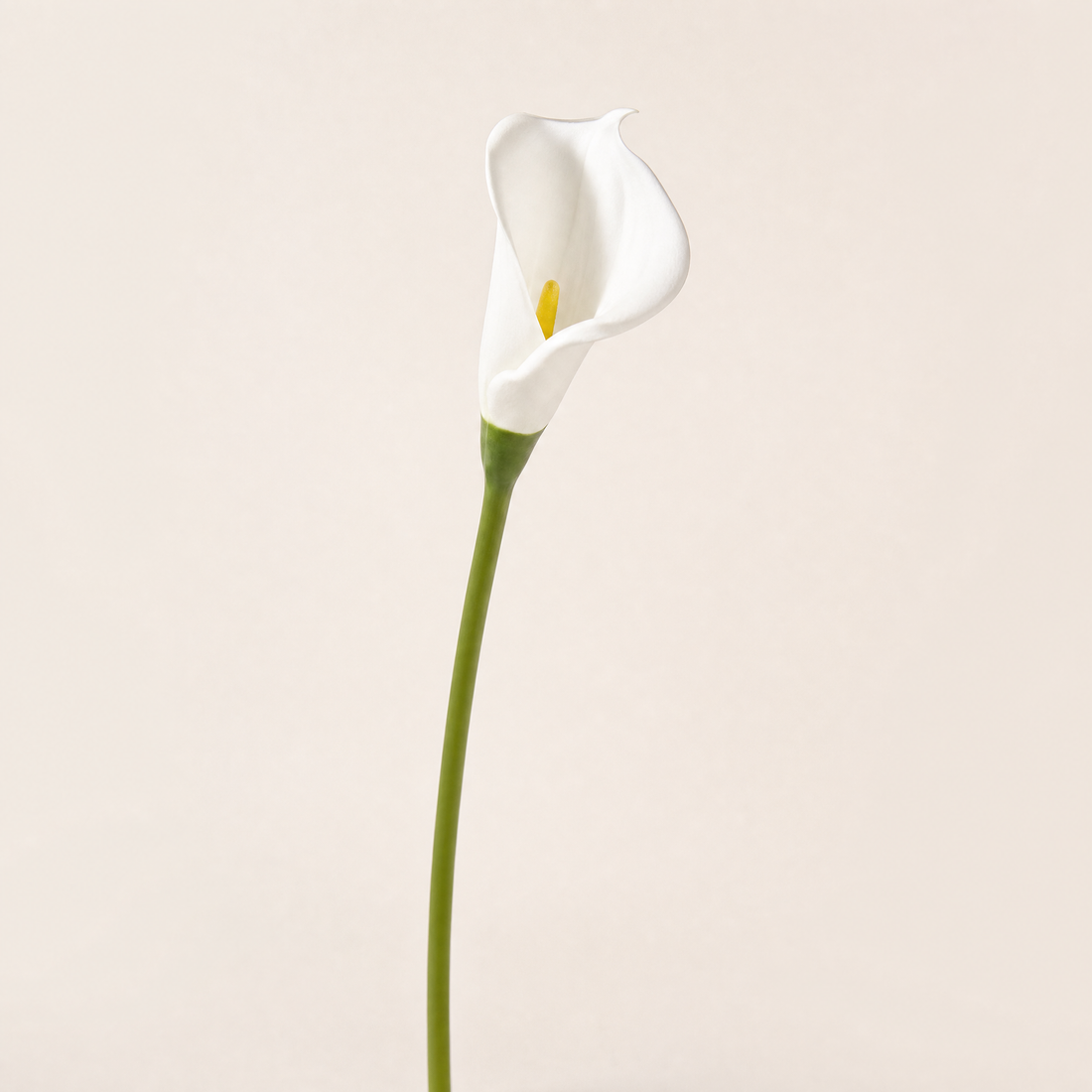 Calla Lily Faux Stem – PU Single Stem, 67cm, Wedding Table Floral Decor