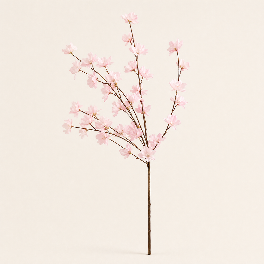 Faux Cherry Blossom Branch – Tall Artificial Sakura Branch for Wedding Home Vase Decor