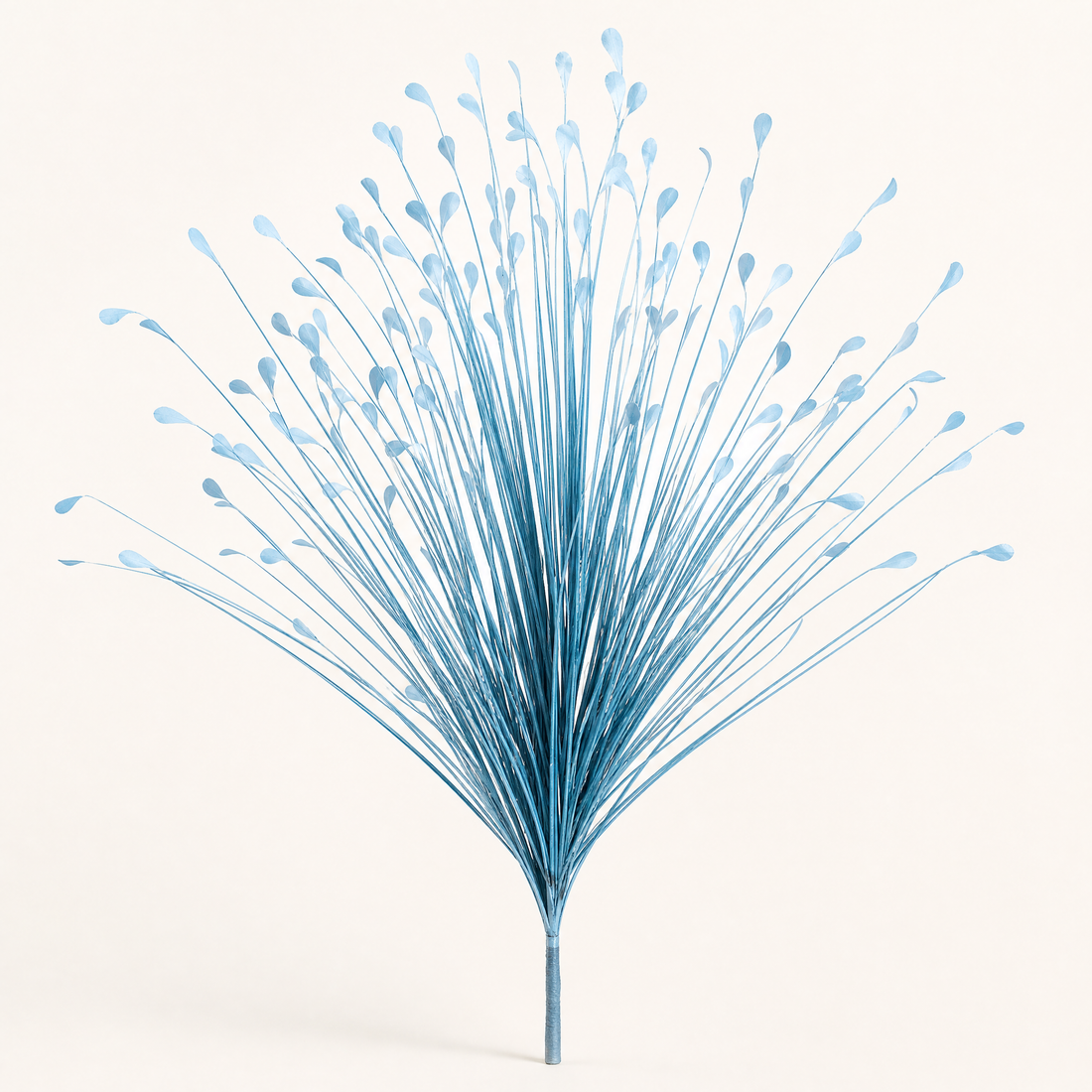 Peacock Grass Spray Stems – Faux Reed Bunch Wedding Decor Floral Arrangement 7pc