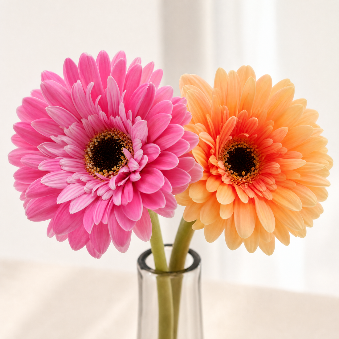 Artificial Gerbera Daisy Bouquet – Silk Flower Heads for Wedding Home Garden Decor