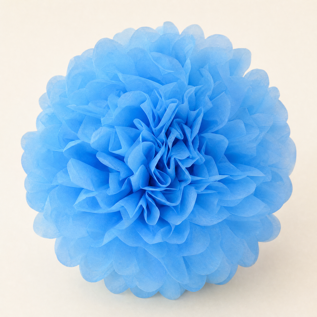 Paper Pom Poms 5 Pack – 4 to 12 Inch Wedding Birthday Party Hanging Decor