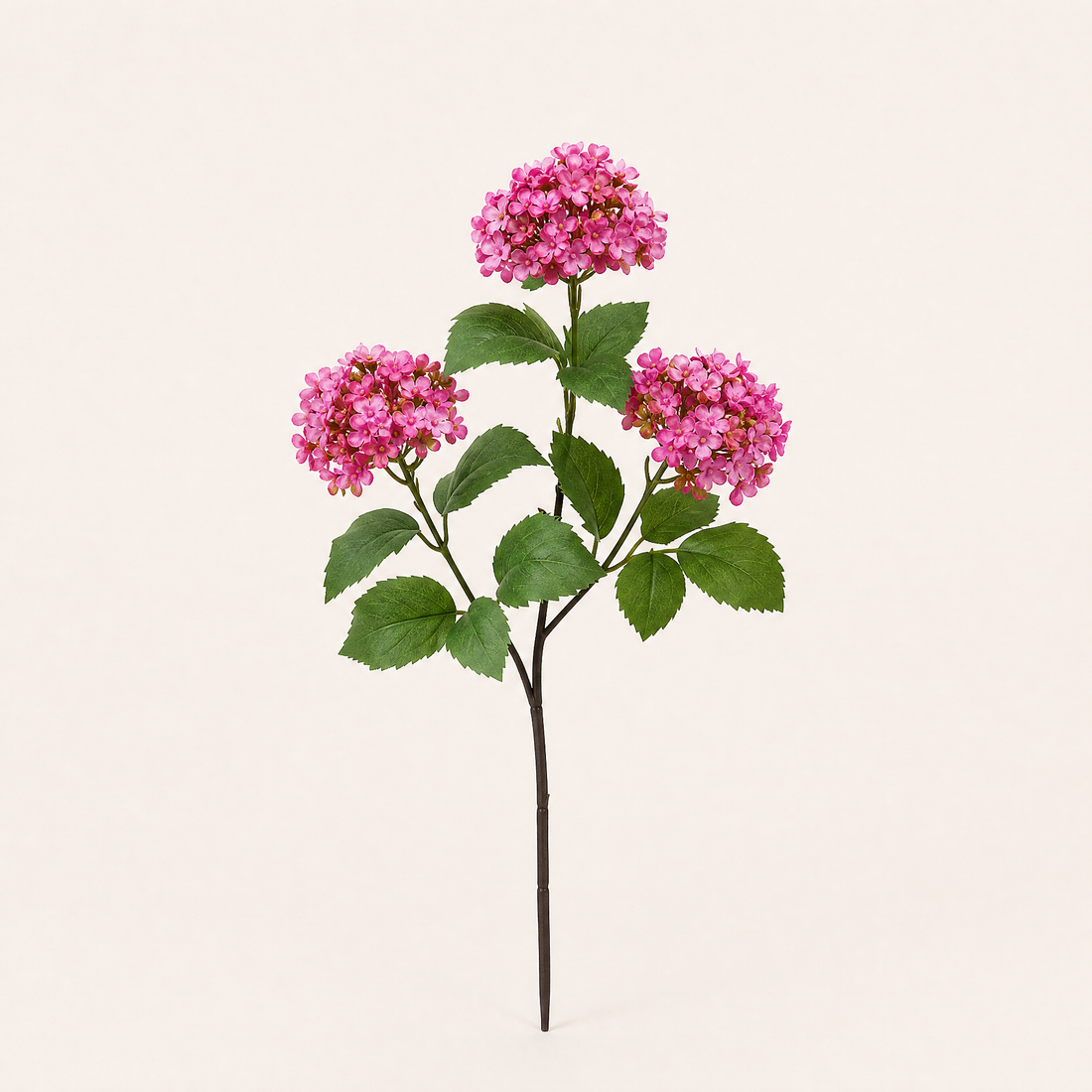 Artificial Hydrangea Stem – Silk -Head Spray for Wedding Table and Home Decor