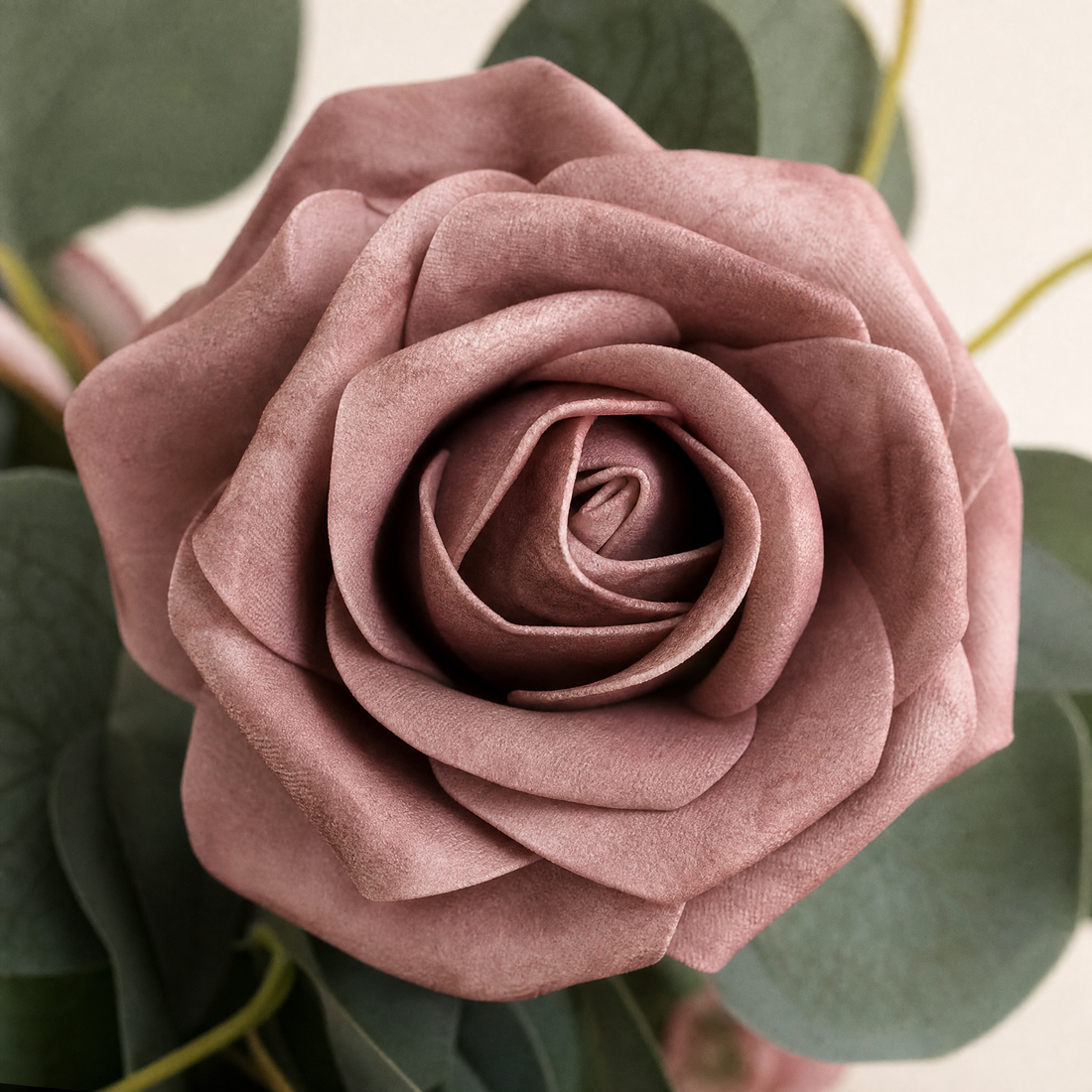 Faux Rose Arch Swag Set – Dusty Pink Silk Flowers Wedding Arch Decor Eucalyptus