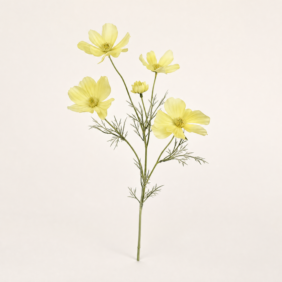 Faux Cosmos Flower Stem – Silk Flocked, 60 cm, Wedding Table Arrangement Decor