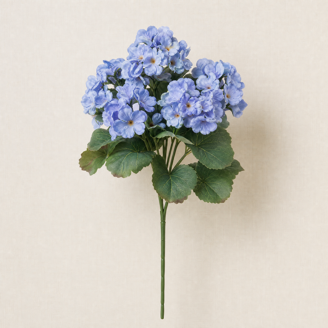 Artificial Begonia Bush – Faux Floral Stem for Home Decor, Wreaths and Wedding Bouquets