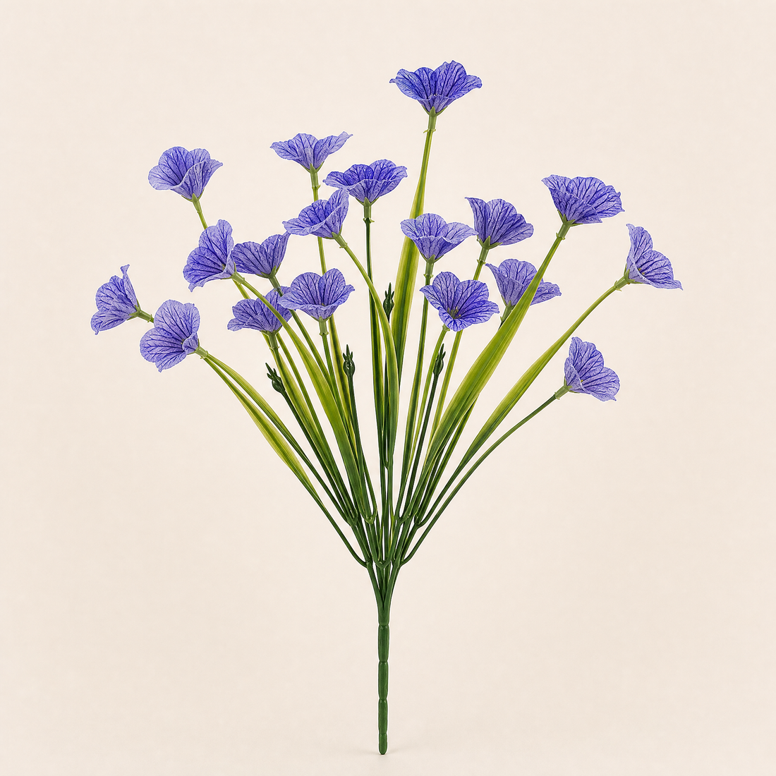 Artificial Violet Flower Bouquet – Silk Faux Blooms for Wedding and Home Decoration