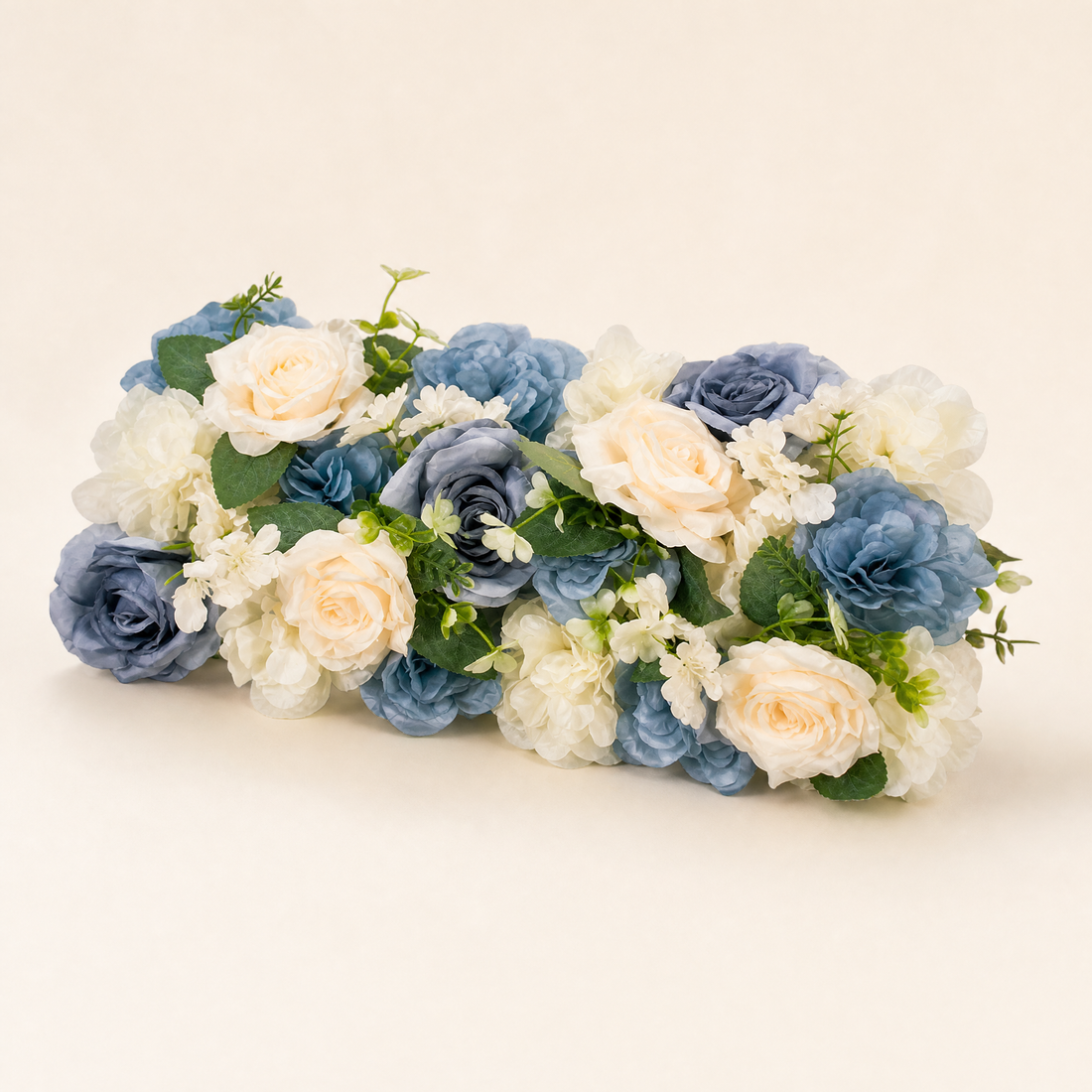 Silk Flower Row Arrangement 6 Pack – Wedding Table Centerpiece Arch Backdrop Party Decor