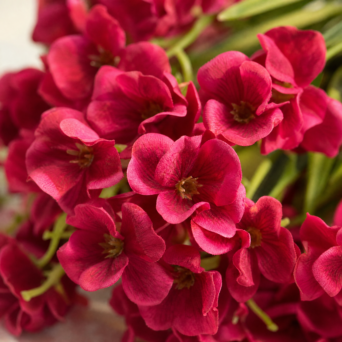 Artificial Violet Flower Bouquet – Silk Faux Blooms for Wedding and Home Decoration