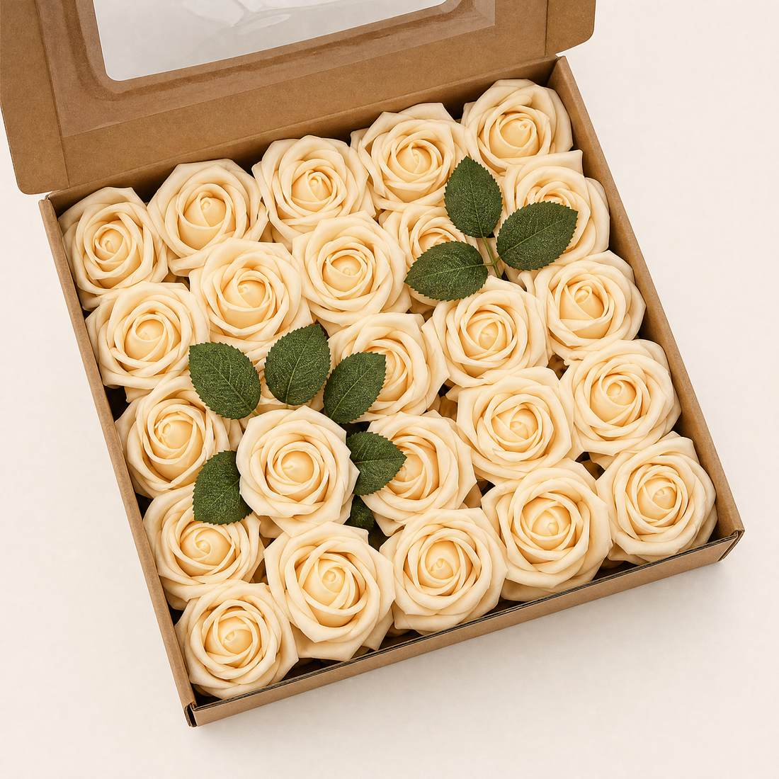 Artificial Foam Roses – Bulk Wedding Bouquet Centerpiece Valentine Gift Decoration