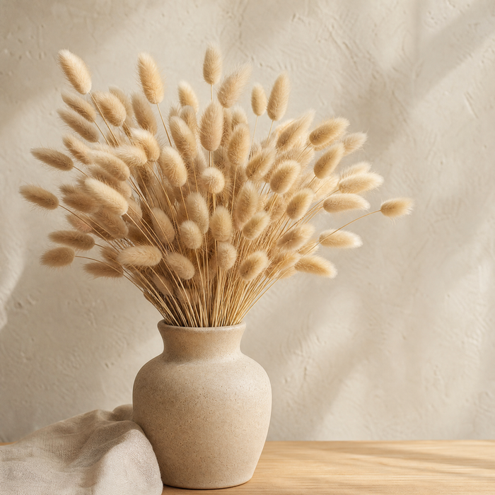Dried Bunny Tail Grass Bouquet – Lagurus Ovatus Wedding Decor Home Floral Stems