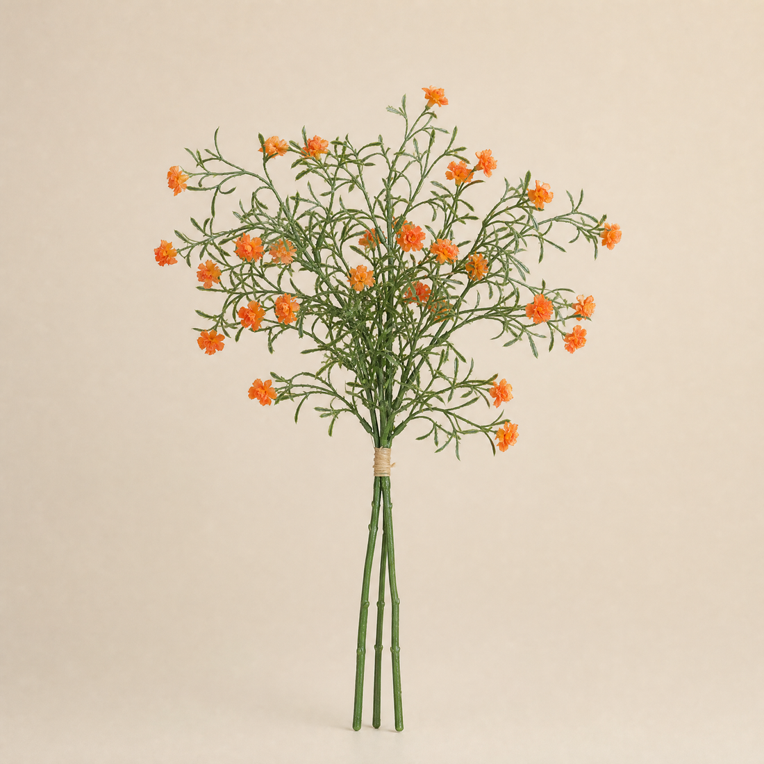 Faux Plum Blossom Stem – Artificial Wildflower Spray for Home and Wedding Decor