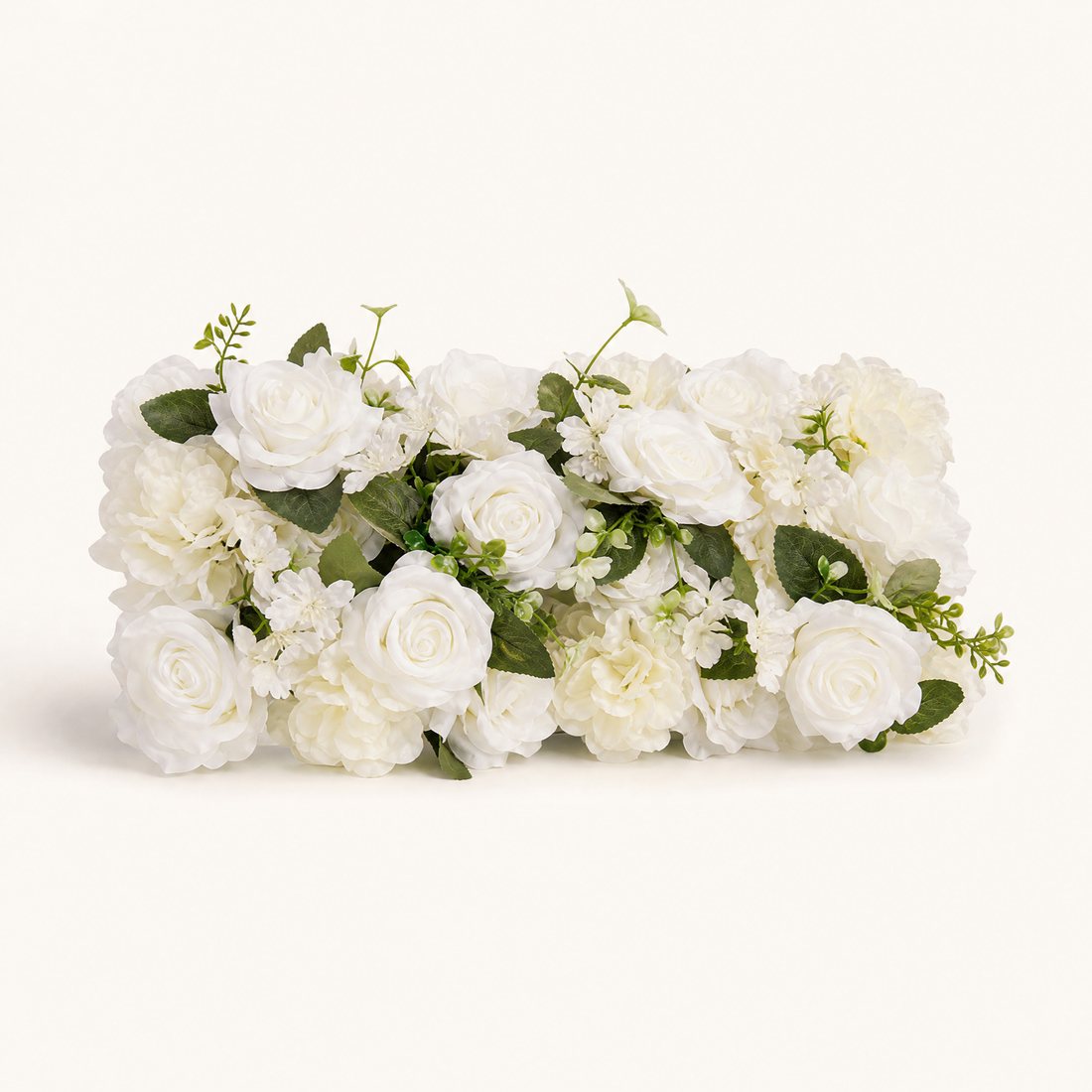 Silk Flower Row Arrangement 6 Pack – Wedding Table Centerpiece Arch Backdrop Party Decor