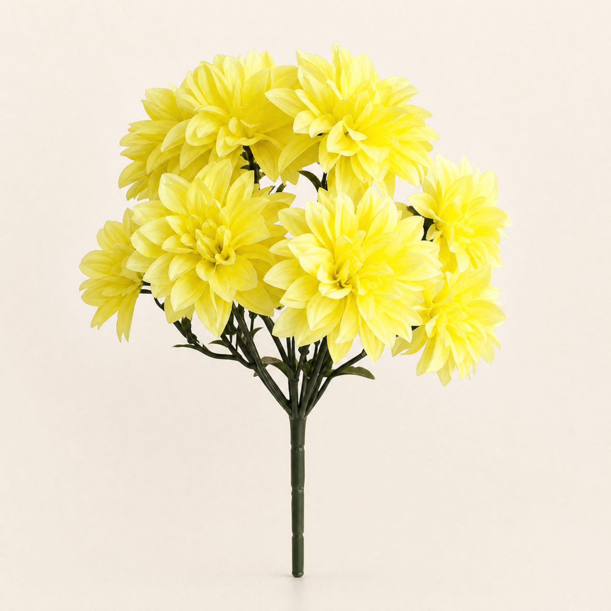 Faux Dahlia Bouquet 7 Heads – Faux Flowers for Wedding Table Centerpiece Home Decor