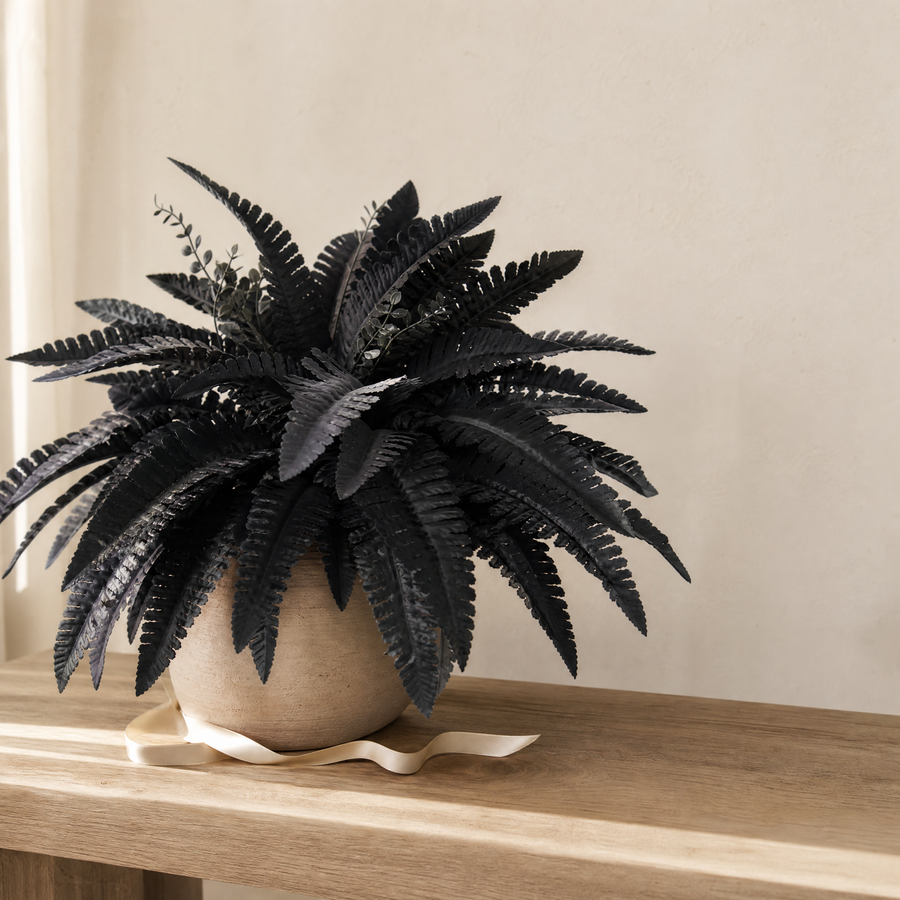 Artificial Fern Stem – Faux Silk Leaf Spray for Wedding Floral Decor and Home Styling