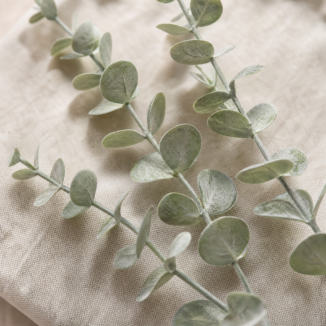 Faux Eucalyptus Stems – Artificial Greenery Branches for Vase, Home and Wedding Decor