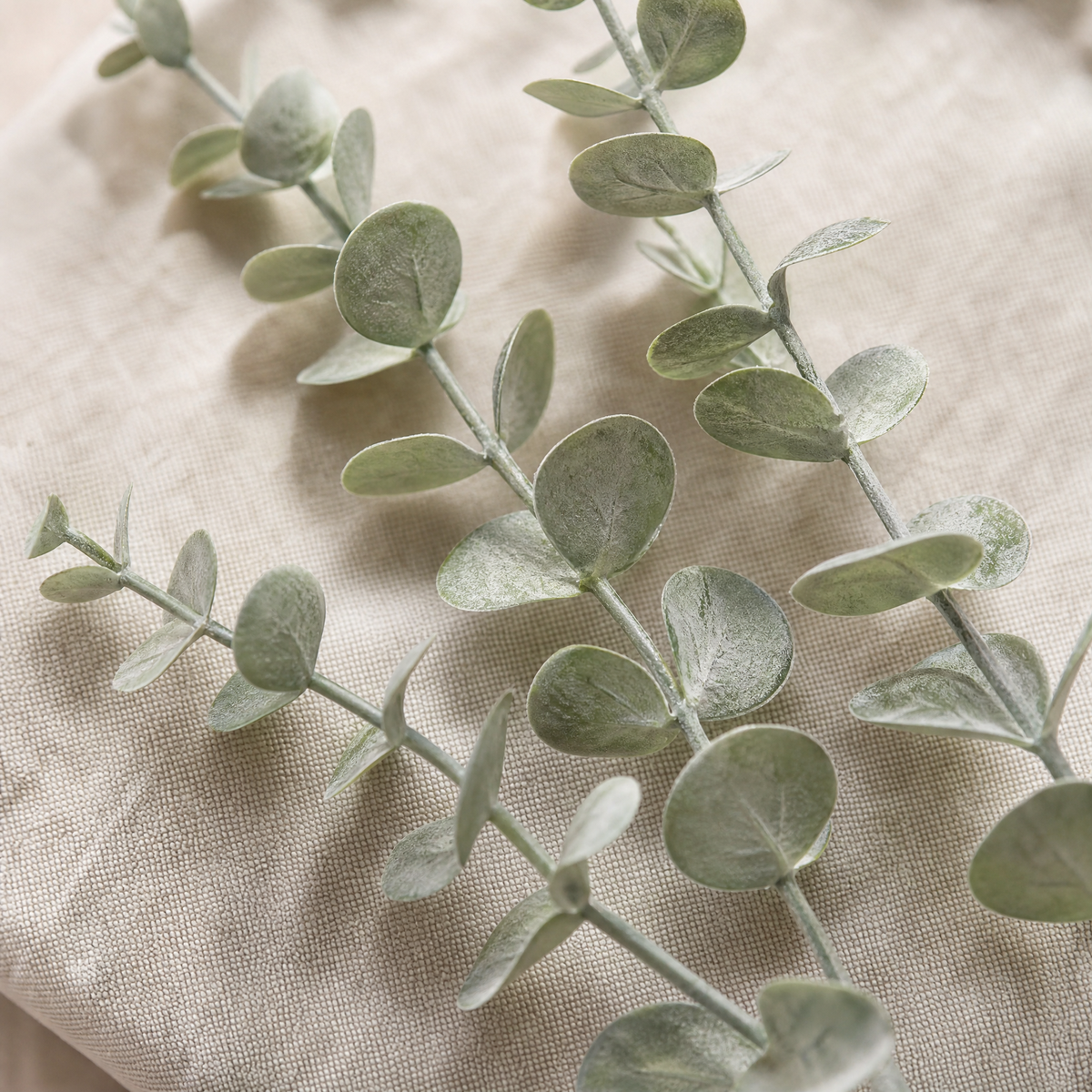 Faux Eucalyptus Stems – Artificial Greenery Branches for Vase, Home and Wedding Decor
