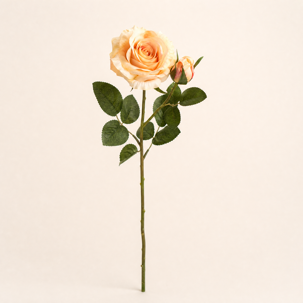 Silk Rose Stem – Real Touch Faux Flower for Wedding Table and Home Decor