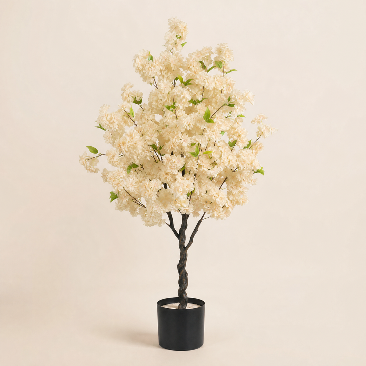 Artificial Cherry Blossom Tree – Faux Floral Floor Plant for Home and Office Decor