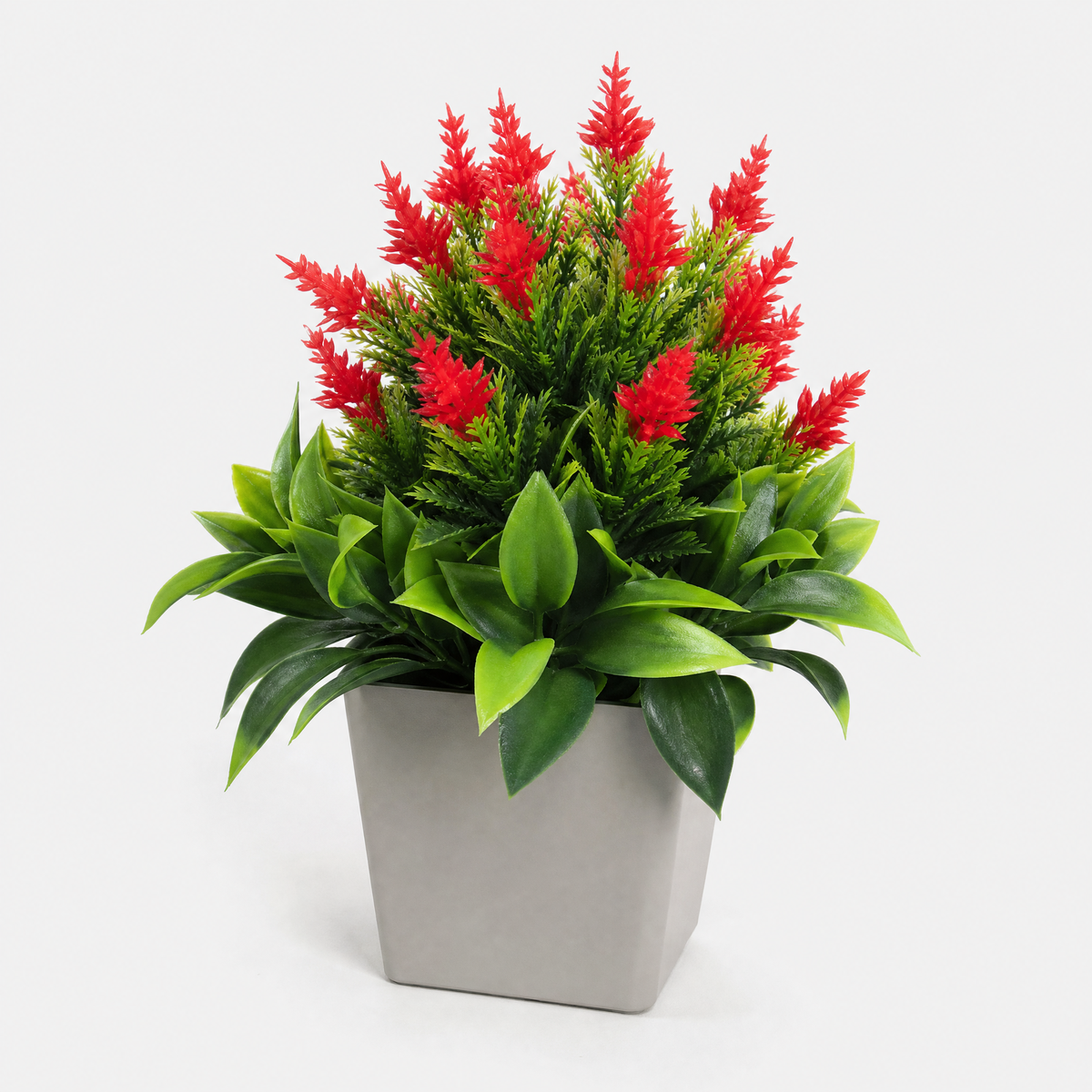 Faux Potted Bonsai Plant – Silk Flower Arrangement for Desk, Shelf, Home Decor