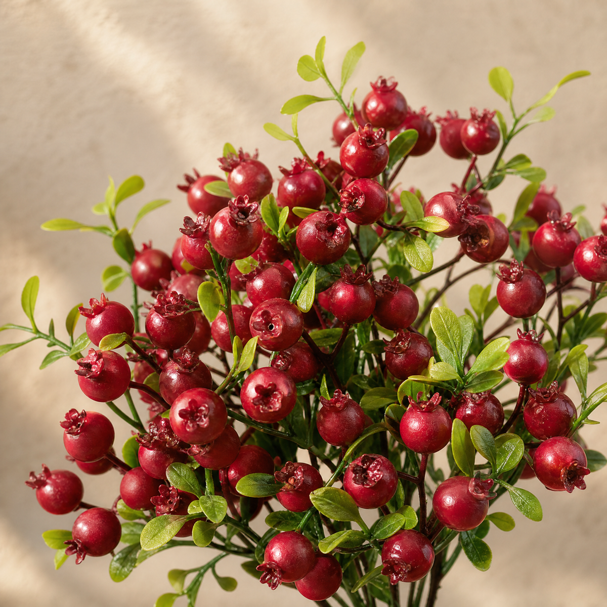 Faux Berry Stem – Artificial Fruit Branch for Vase, Wedding and Home Table Decor