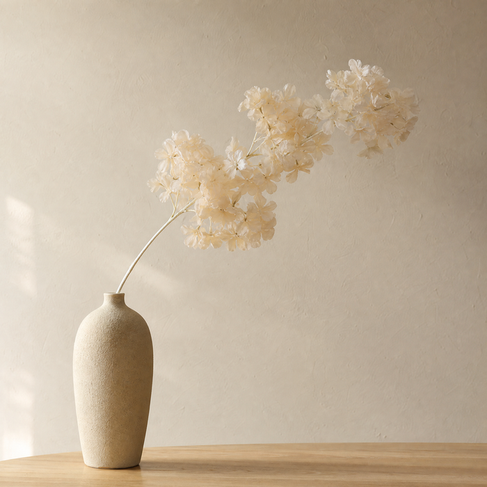 Silk Cherry Blossom Branch – Faux Sakura Stem Wedding Home Floral Decor 85cm