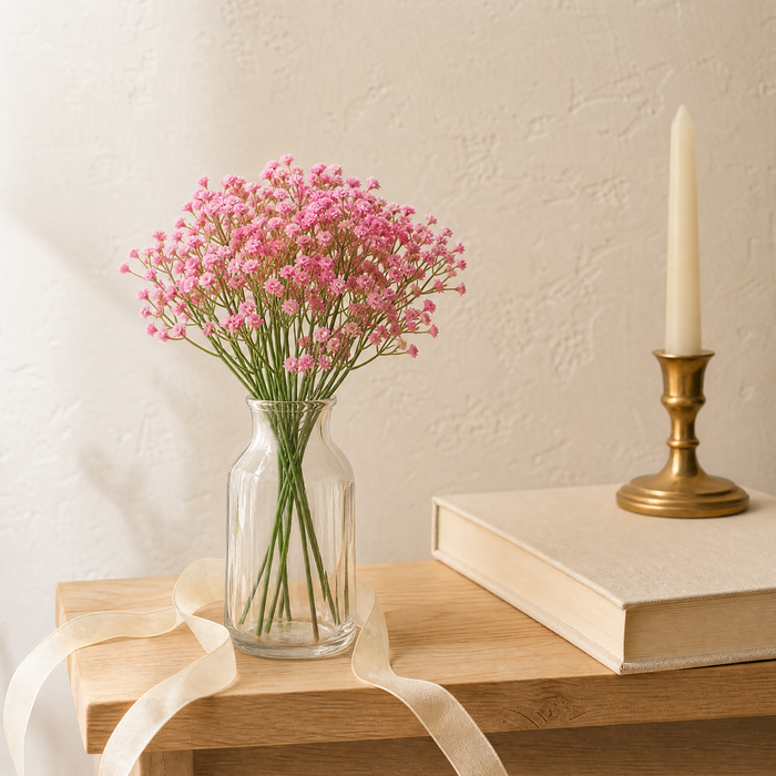 Silk Gypsophila Stems – Faux Baby's Breath for Weddings and Home Decor