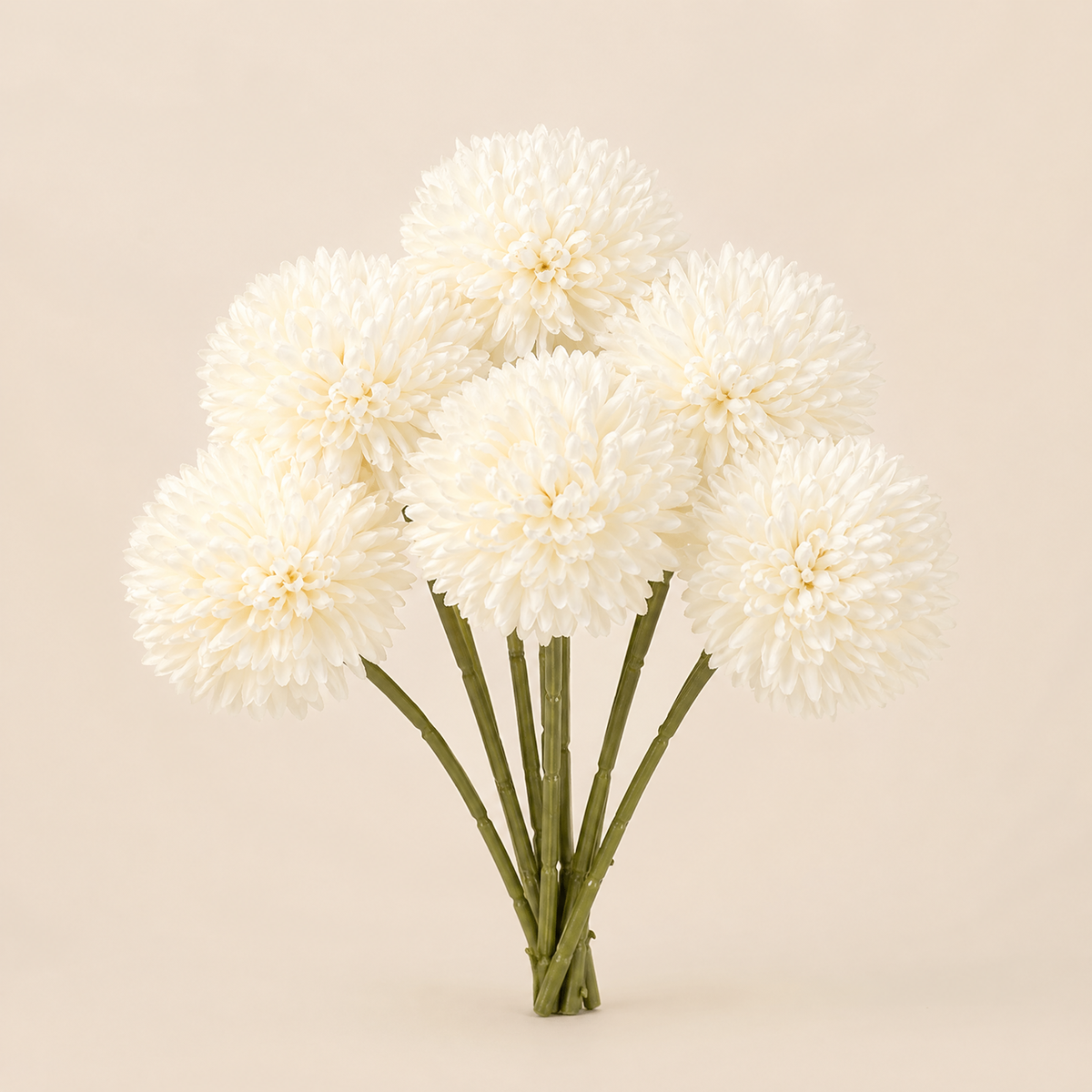 Artificial Hydrangea Stems Set of 5 – Faux Silk Flowers for Vase Wedding Home Decor