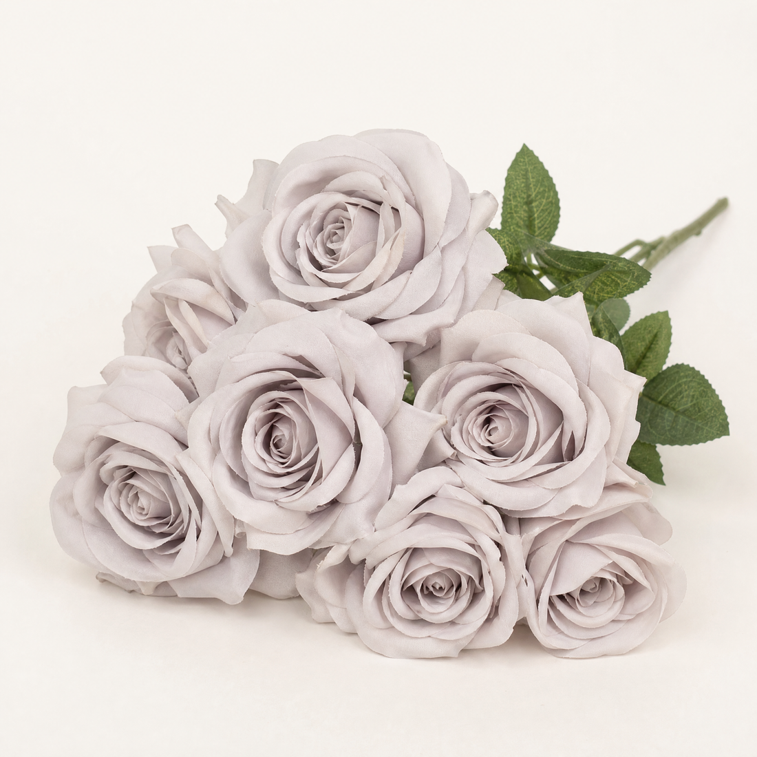 Faux Rose Bunch 10 Stems – Silk Wedding Flowers Vintage Tones Room Decor