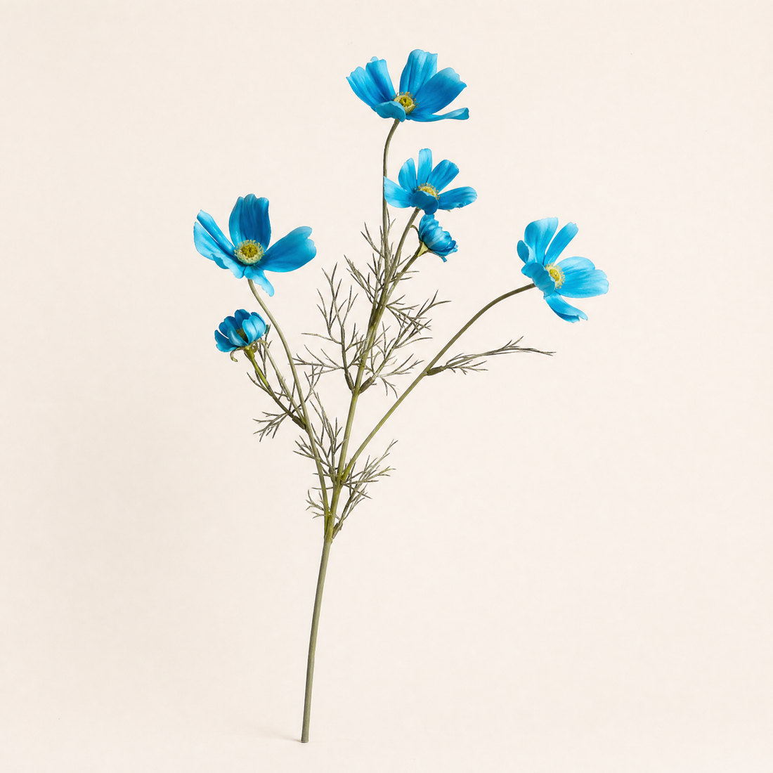 Faux Cosmos Flower Stem – Silk Flocked, 60 cm, Wedding Table Arrangement Decor