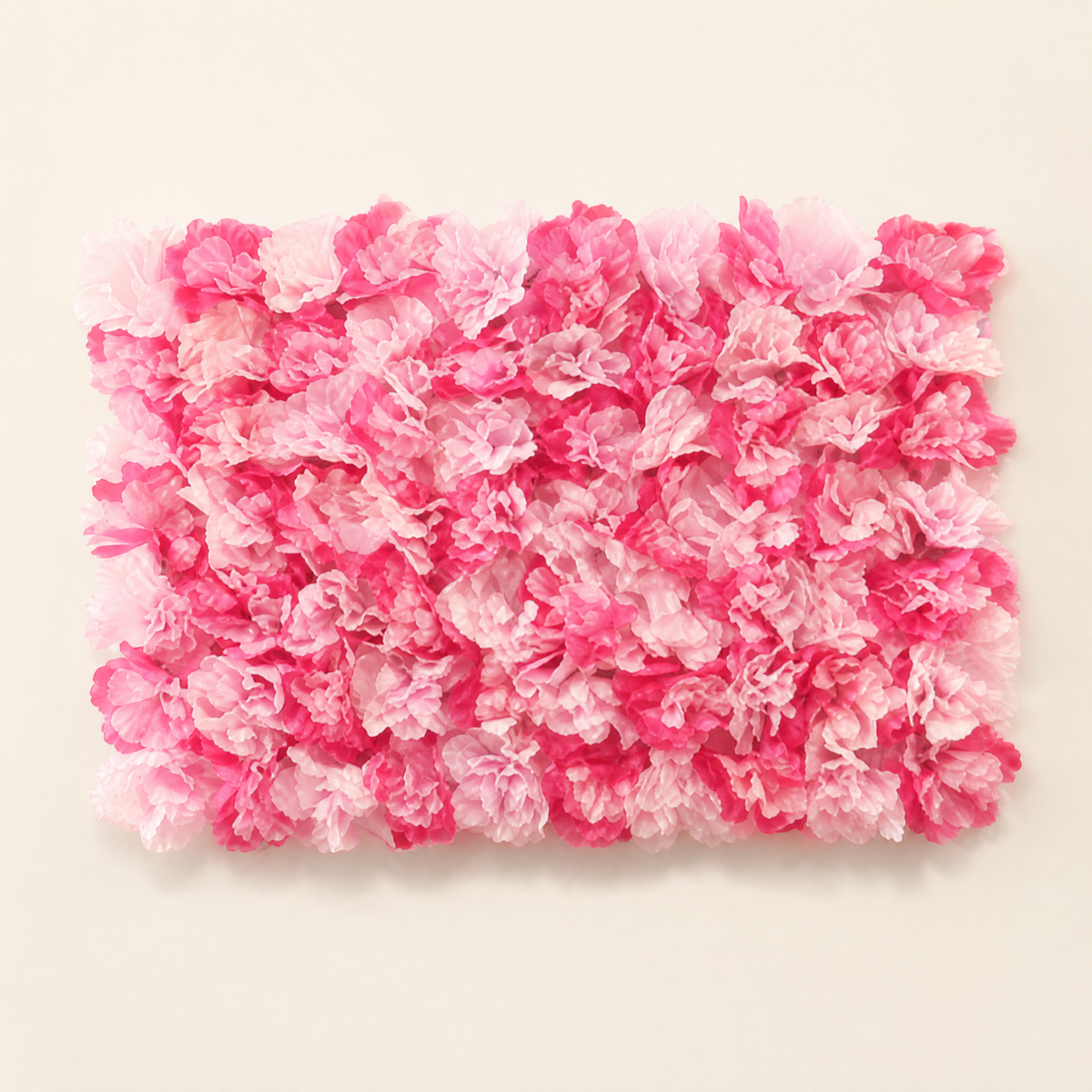 Silk Flower Wall Panel – Faux Floral Backdrop for Wedding Party Home Decor 60x40cm