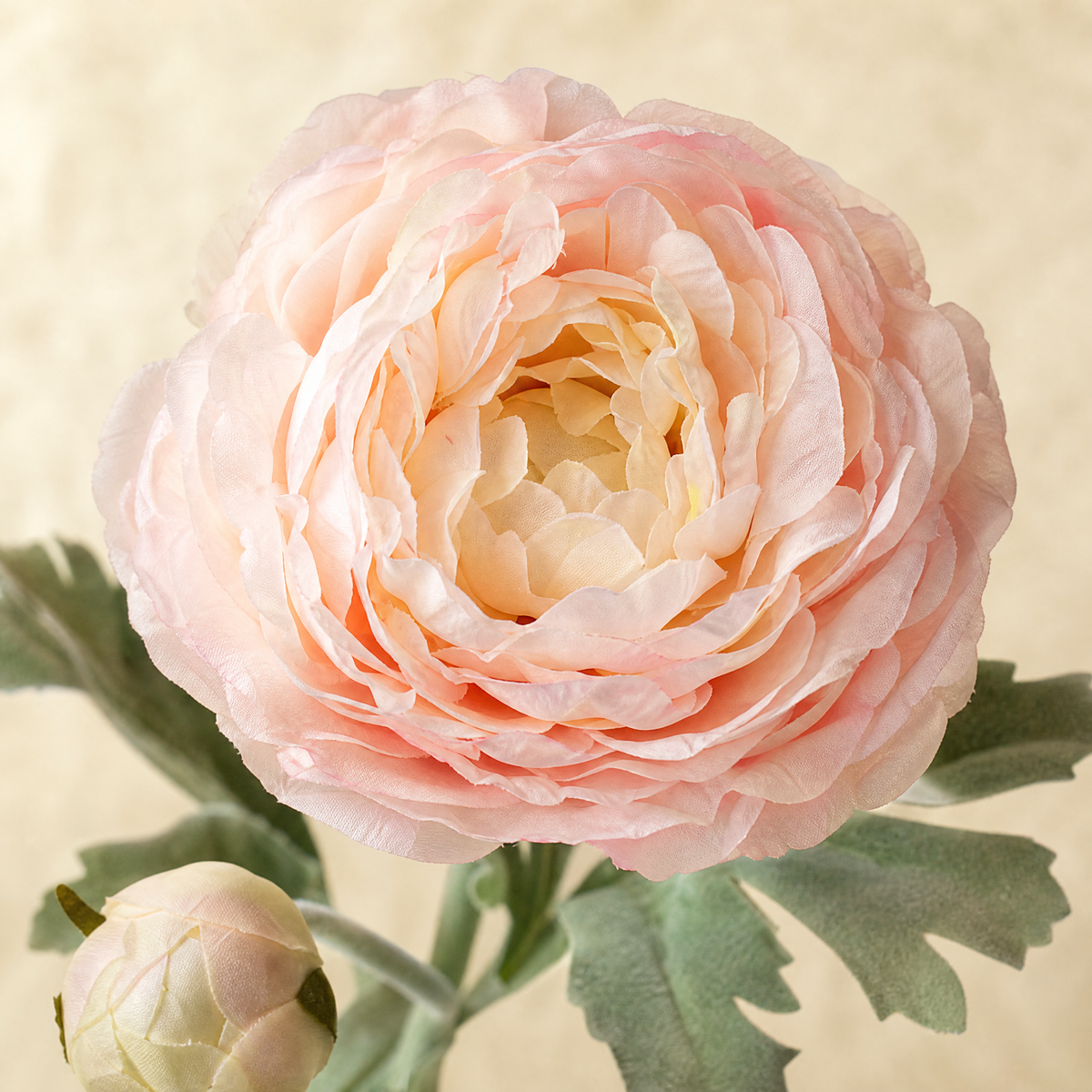 Silk Peony Stem – 3 Head Faux Floral Branch for Home Decor, Vase, Wedding