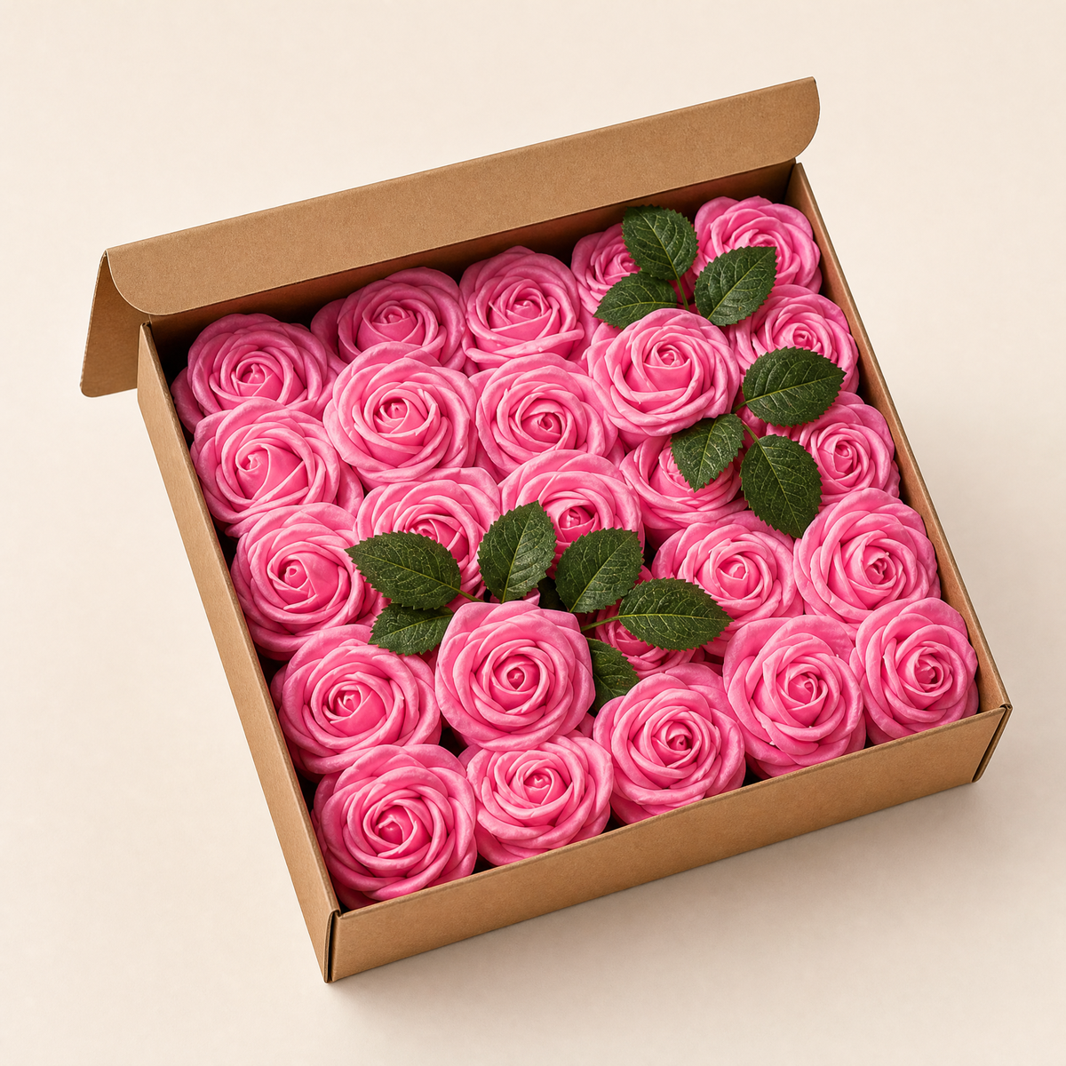 Artificial Foam Roses – Bulk Wedding Bouquet Centerpiece Valentine Gift Decoration