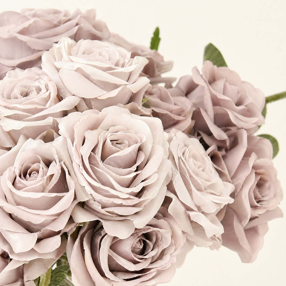 Faux Rose Bunch 10 Stems – Silk Wedding Flowers Vintage Tones Room Decor