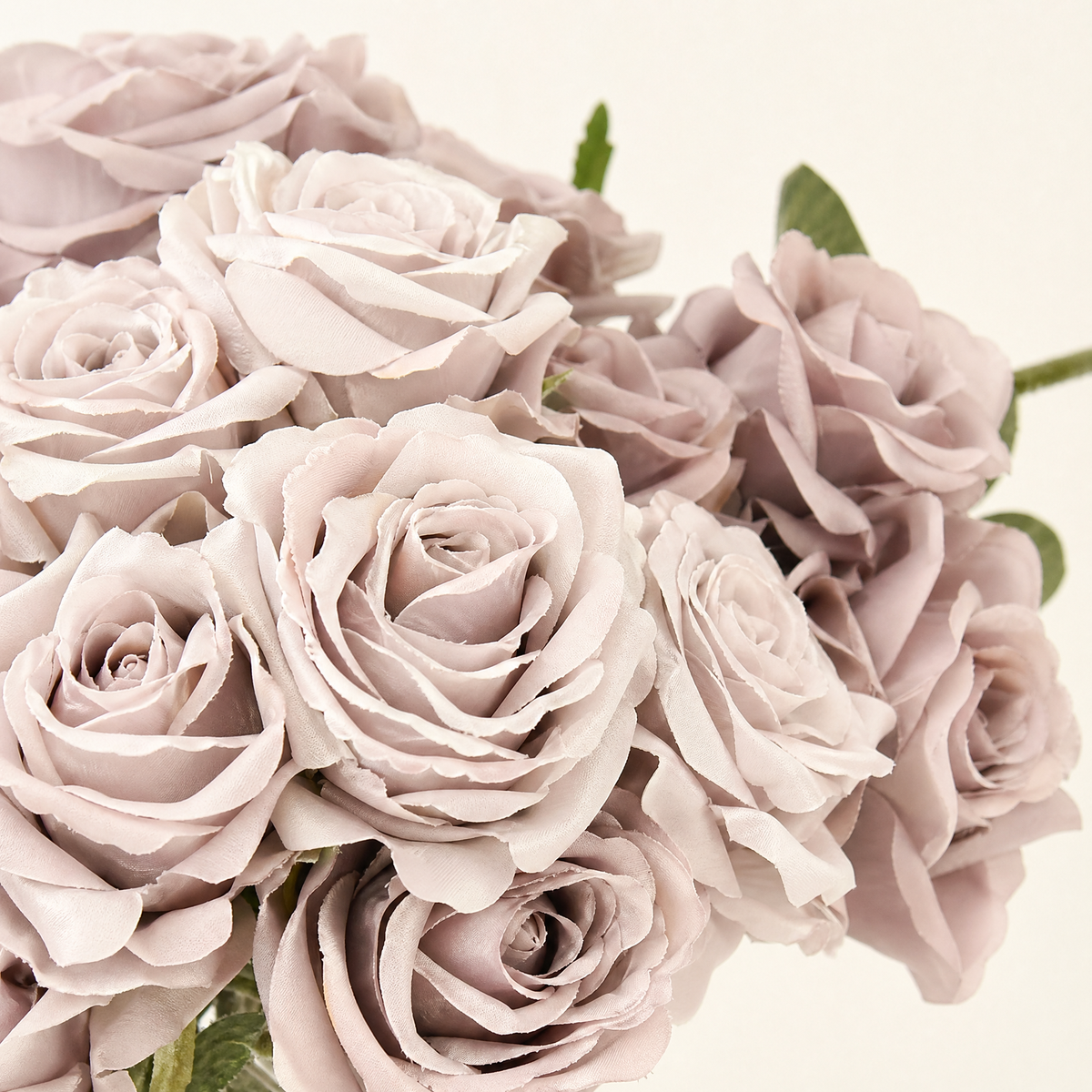 Faux Rose Bunch 10 Stems – Silk Wedding Flowers Vintage Tones Room Decor