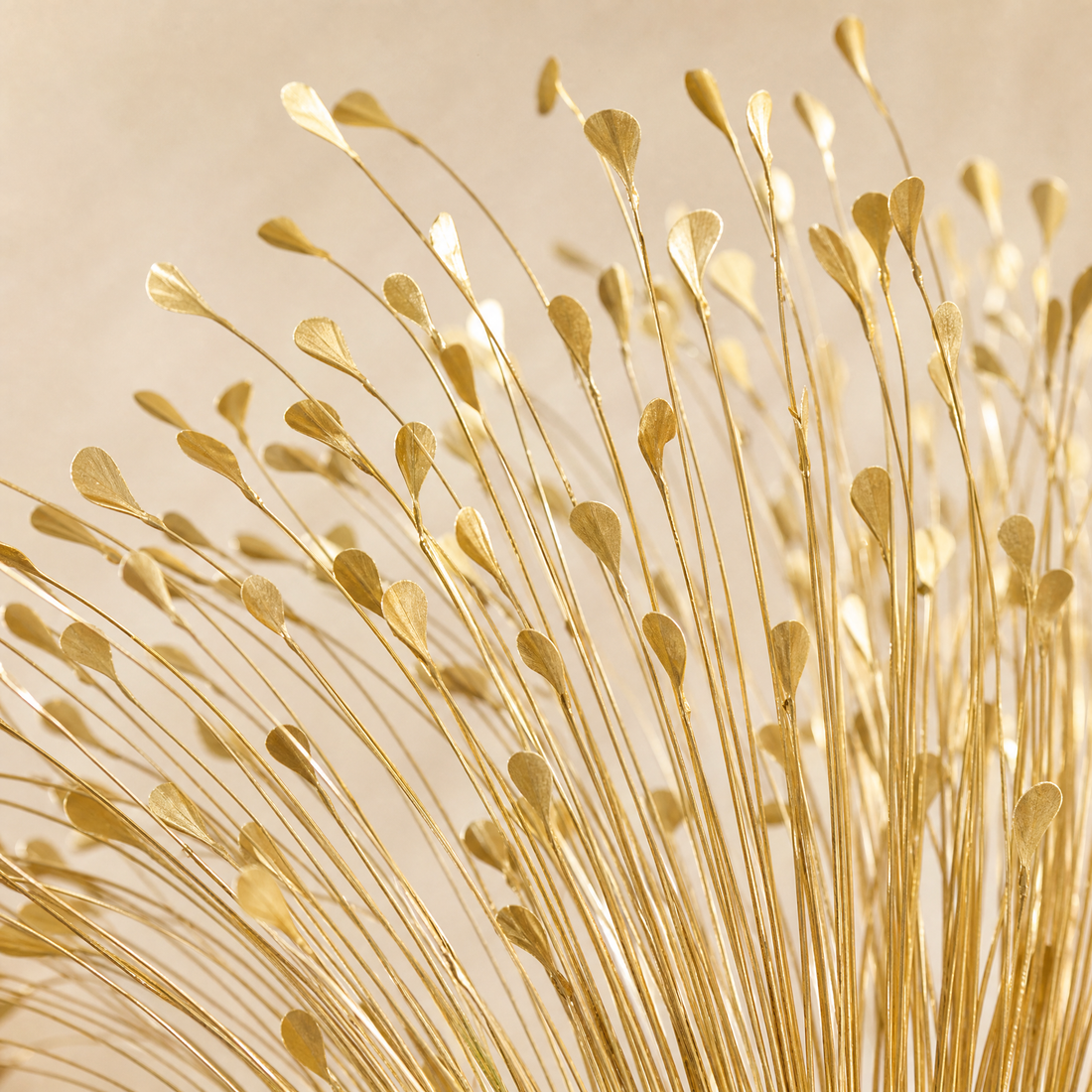 Peacock Grass Spray Stems – Faux Reed Bunch Wedding Decor Floral Arrangement 7pc