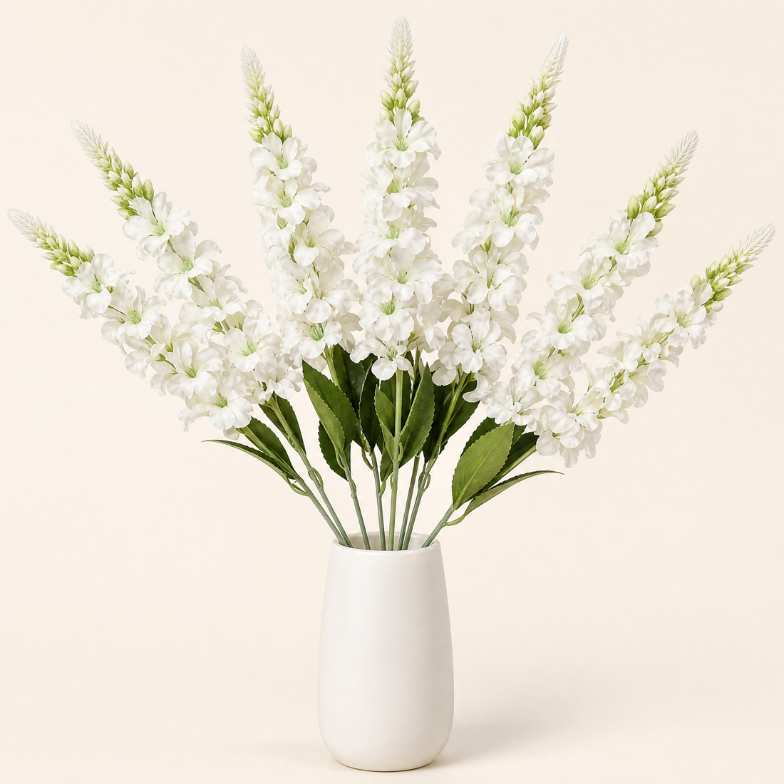 Artificial Delphinium Flower – Faux Silk Flower for Home Vase Wedding Arrangement